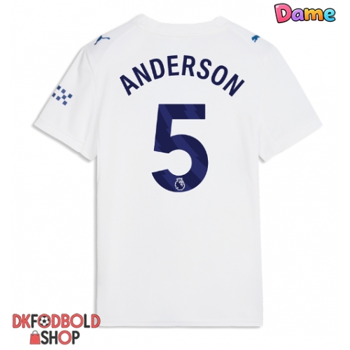 Manchester City Elliot Anderson #5 Tredje trøje Dame 2026-27 Kort ærmer